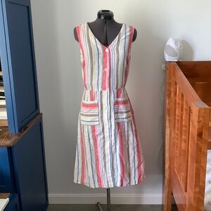 Striped Old Navy dress size medium